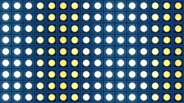 Duvar ampuller yanıp sönen ışıklar statik dikey mavi sahne arka plan vj döngü desen