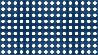 Duvar ampuller yanıp sönen ışıklar statik flaş sahne mavi arka plan vj döngü desen