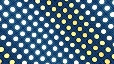 Duvar ampuller yanıp sönen ışıklar döndürme sahne mavi arka plan vj döngü desen