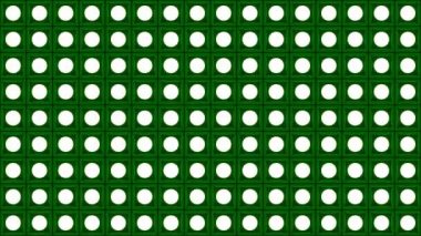 Duvar ampuller yanıp sönen ışıklar statik flaş sahne yeşil arka plan vj döngü desen