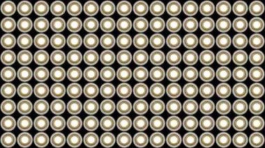 Dikey döndürme sahne beyaz arka plan vj döngü duvar ampuller yanıp sönen ışıklar desen