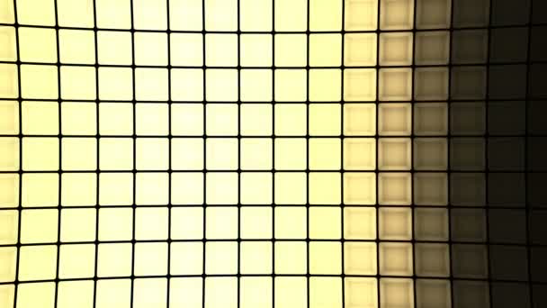 Lumières Clignotant Ampoules Murales Motif Statique Verticale Rouge Scène Fond — Video