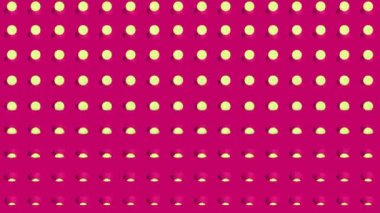 Arka izometrik plan sarı küreler yatay dalga