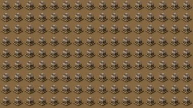 İzometrik arka plan cam küpler düğmeleri hareket yukarı ve aşağı soyut