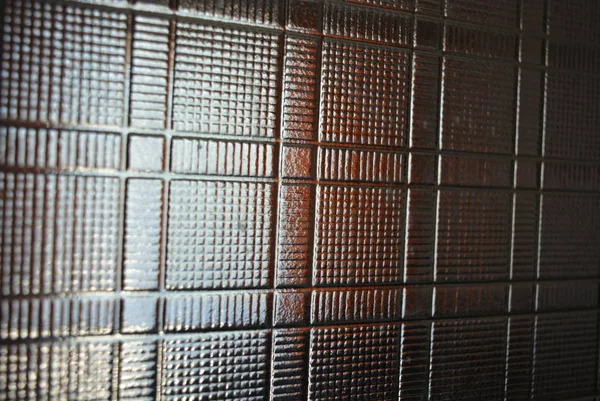 Üveg Horpadt Háttérben Négyzet Ostya Terek Közvetlen Domborművek Formájában — Stock Fotó
