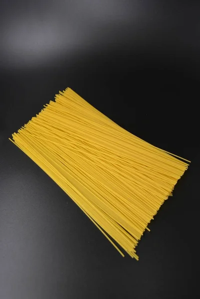 Long Dry Vermicelli Italian Pasta Spaghetti Hard Wheat Varieties Packs — Stock Photo, Image