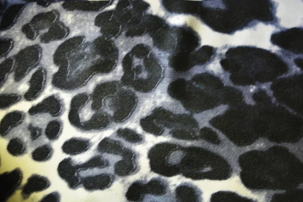 Beautiful Animal Print Spots Leopard Pattern Animal Skin White Brown — Stock Photo, Image