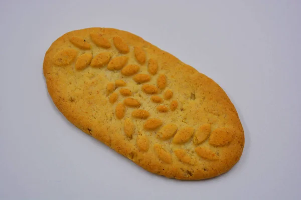Biscoitos Saudáveis Cereais Não Doces Com Adição Ingredientes Naturais Nozes — Fotografia de Stock