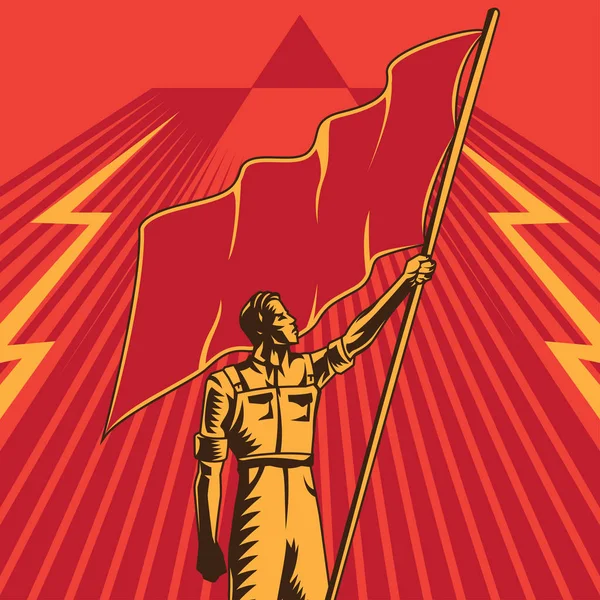 Vintage propaganda poster ve öğeleri. İzole sanat nesnesi. Uygun ve herhangi bir yazdırma medyasına.