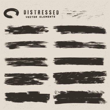 Bej renkli arka plan üzerinde sıkıntılı öğeleri