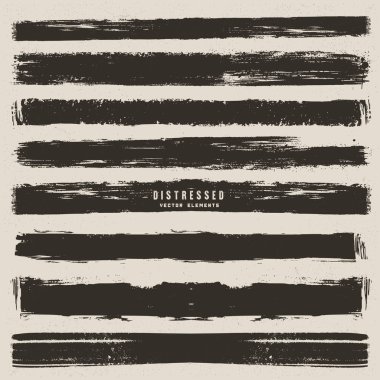 Bej renkli arka plan üzerinde sıkıntılı afiş kümesi