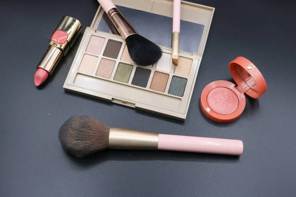 Cosmetics Dark Background Beauty Concept — Stock Photo, Image