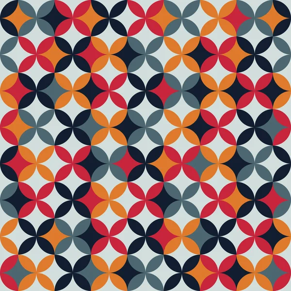 Цветной Бесшовный Геометрический Фон Абстрактный Дизайн — стоковый вектор
