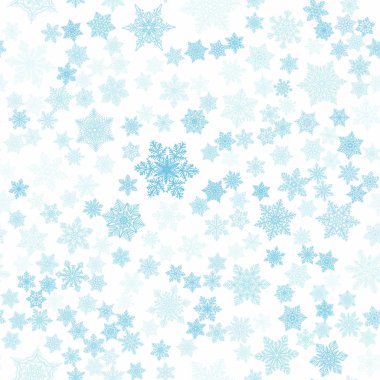 Noel dekorasyon, kağıt, kumaş veya vektör arka plan kaydırma hediye için kar taneleri seamless modeli.