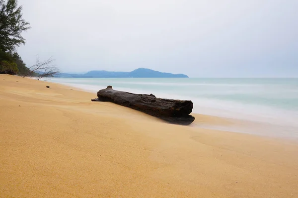 Tam Jest Plaża Zdalnego Północ Wyspy Phuket Widoki Zdumiewające Rozległe — Zdjęcie stockowe