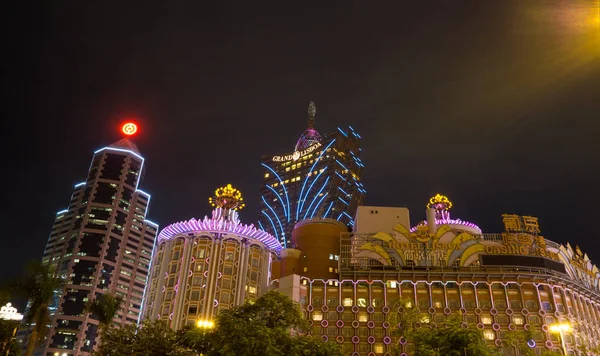 Macau Listopad 2017 Macau Město Kasina Majestátní Budova Moderní Éra — Stock fotografie