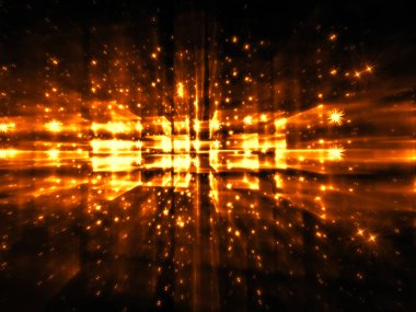 Fraktal blur - soyut dijital görüntü oluşturulan