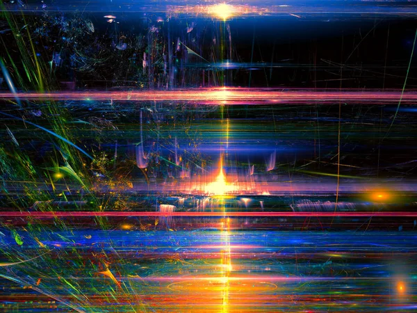 Поверхность с царапинами - абстрактное цифровое изображение — стоковое фото