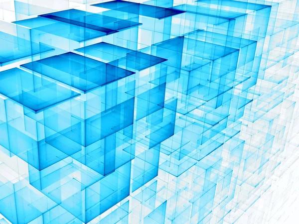 Abstract cubes background - digitally generated image