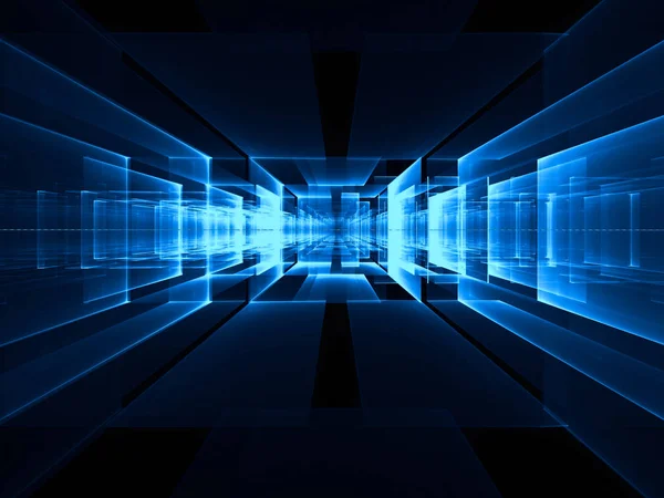 Soyut portal veya tarihi merkezi - dijital olarak oluşturulan görüntü