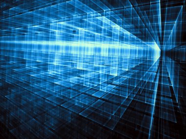 Dijital teknoloji veya sci-fi arka plan - ben