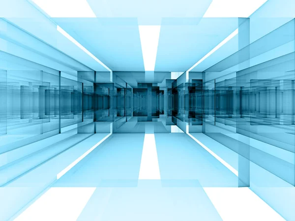 Soyut portal veya veri merkezi - dijital olarak oluşturulan görüntü