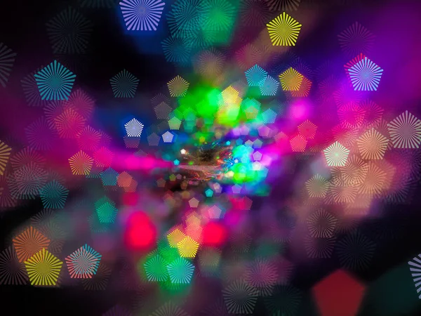 Abstract blurred background with bokeh - digitally generated ima — Stock Photo, Image