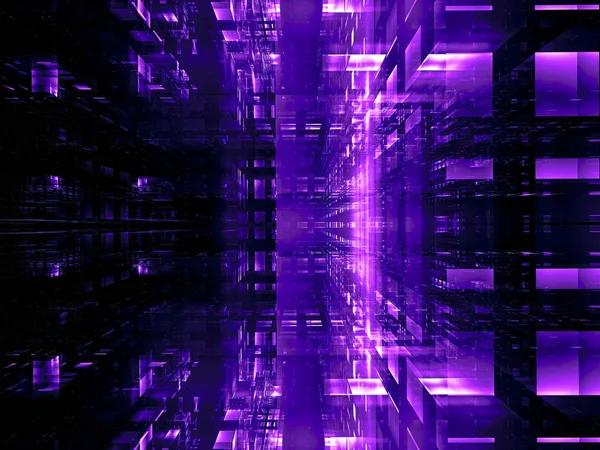 Abstrakt datacenter eller Portal-digitalt genererade avbildningen — Stockfoto