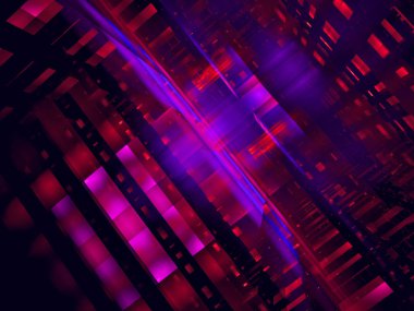 Soyut sahne veya salon - dijital olarak oluşturulan 3d illüstrasyon