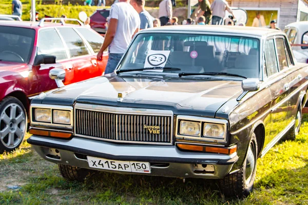 Twer Russland September 2019 Vorführung Von Retro Autos Freien Festival — Stockfoto