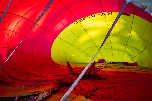 Tver Rusya Eylül 2019 Balon Festivali Gökyüzünde Çok Renkli Sıcak — Stok fotoğraf