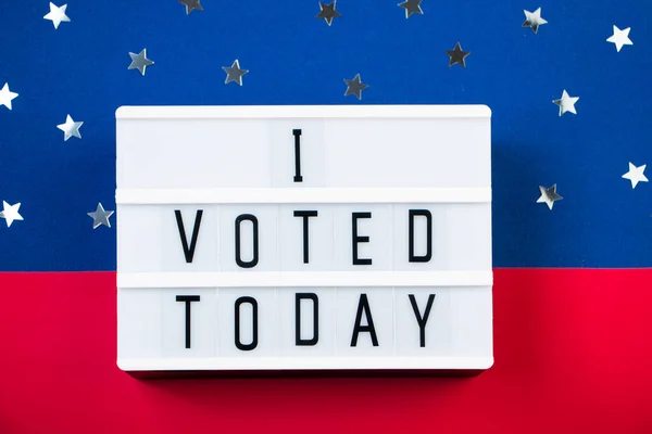 Usa Election Day Noviembre 2020 Concepto Votación Firma Sobre Fondo —  Fotos de Stock