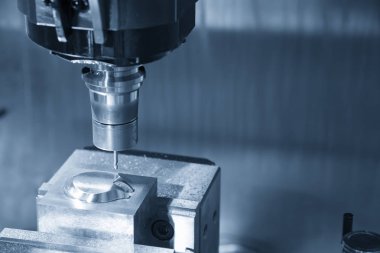 Enjeksiyon kalıp parçası ile kesme Cnc freze makinesi