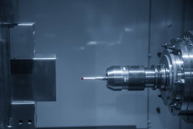 Cmm dokunmatik sonda takmak yatay Cnc makine üzerinde 