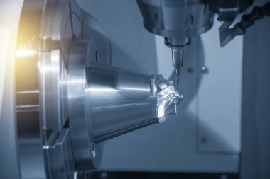 5 eksenli Cnc freze makinesi kesme Havacılık Bölümü