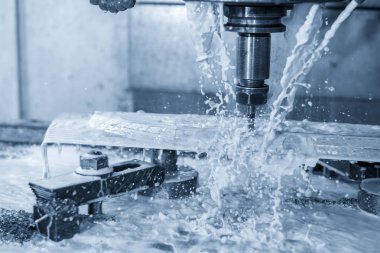 Katı topu son değirmen aracı ile kalıp bölümü kesim Cnc freze tezgahı. Merhaba-teknoloji üretim süreci.