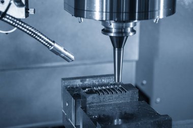 Katı topu son değirmen aracı ile kalıp bölümü kesim Cnc freze tezgahı. Merhaba-teknoloji kalıp ve üretim sürecini Cnc işleme merkezi tarafından die.