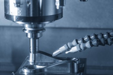 Kalıp bölümü kesim Cnc freze makinesi 