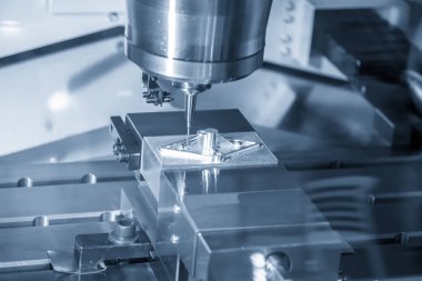 Kalıp bölümü kesim Cnc freze makinesi 