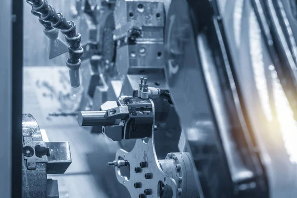 Cnc Torna makinesi için ham madde teslim robot kol. 