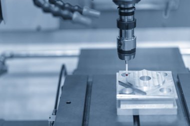 Dokunaklı sonda takmak Cnc makine iş parçaları ayarlama
