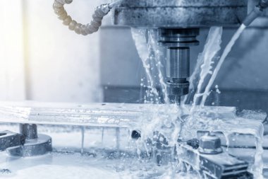 Kalıp bölümü kesim Cnc freze makinesi .