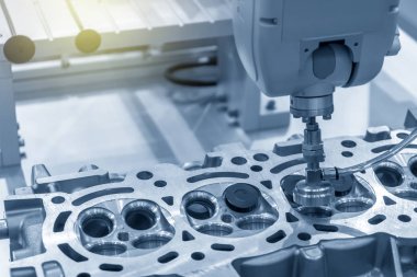 Cnc delik makinesi, alımı ve egzoz valfi portu sıkma 