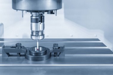 Cnc frezeleme makinesindeki dokunma sondası .