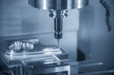 Kalıp bölümü kesim Cnc freze makinesi .