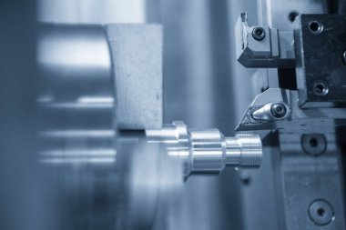 İplik kesme Cnc Torna Makinesi .