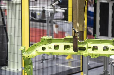 Otomotiv parçaları kaynak spot kaynak robot.