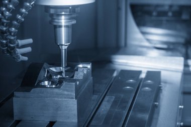 CNC freze makinesi enjeksiyon kalıbı kesme .