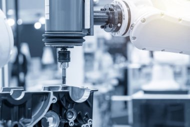 Düz endmill takım ile otomotiv parçaları frezeleme .
