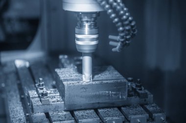 Cnc frezeleme makinesi enjeksiyon kalıp parçaları kaba kesme .